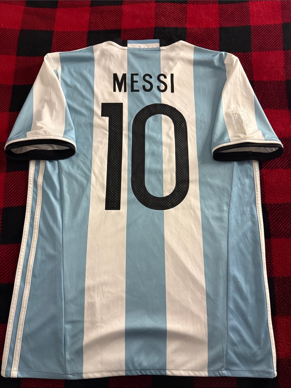 Argentina 🇦🇷 #10 Lionel Messi 2016-17 Adidas Home National Team Jersey